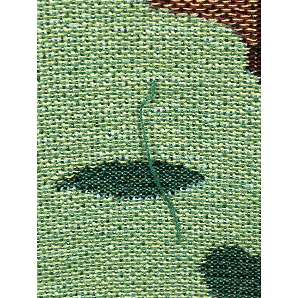 Woven Nursery Baby Blanket Throw Wall Tapestry Zoo Jungle Animals Safari Green